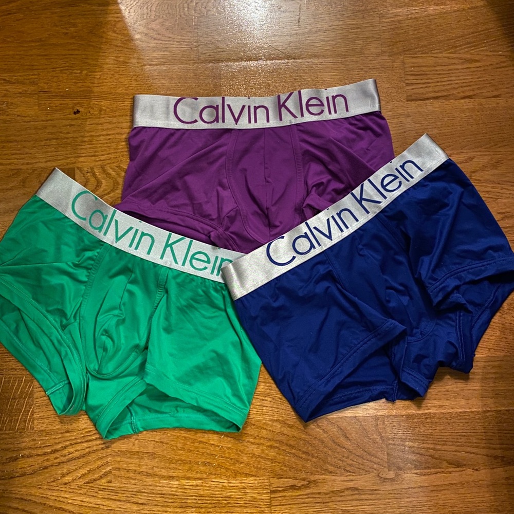 Calvin Klein Steel Micro Trunks 3 Pack